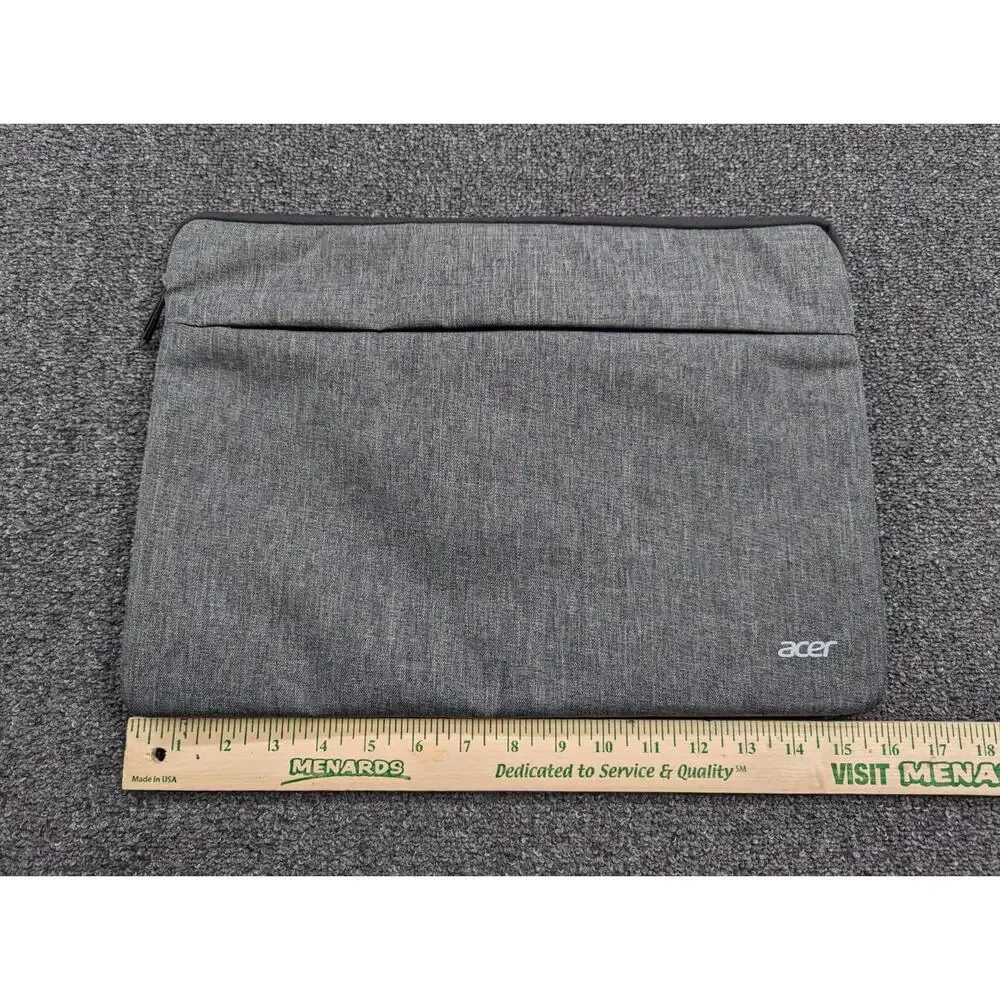 Acer Protective Laptop Sleeve Case Bag Gray Fits Up to 15.6